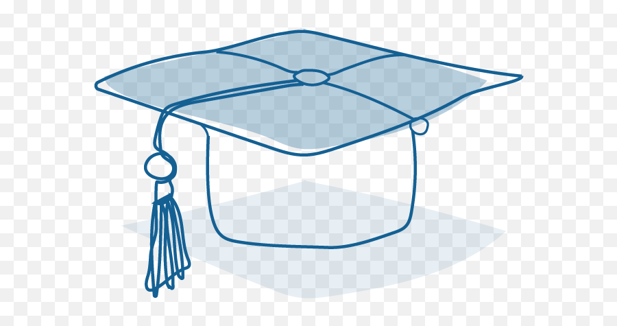 Download Hd An Illustration Of A Graduation Cap Transparent - Clip Art Png,Graduation Cap Transparent