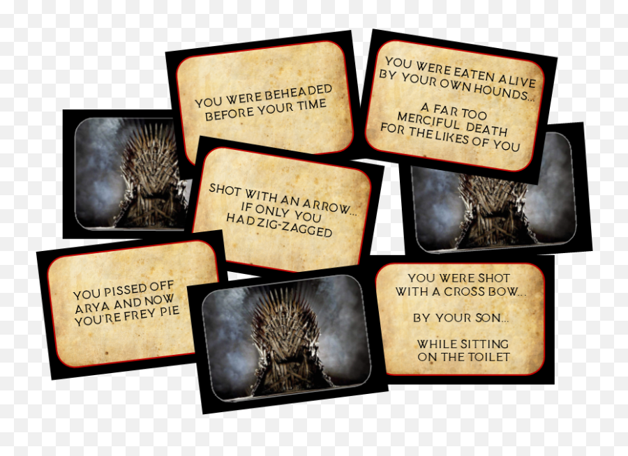 Top 10 Game Of Thrones Party Games - Artifact Png,Game Of Throne Logo