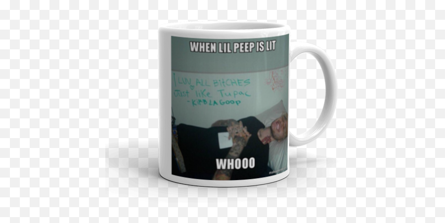 When Lil Peep Is Lit Whooo - Lil Peep Meme Make A Meme Coffee Cup Png,Lil Peep Png