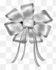 Mq Silver Bow Bows Diamonds - Transparent Background Light Green Blue Ribbon png