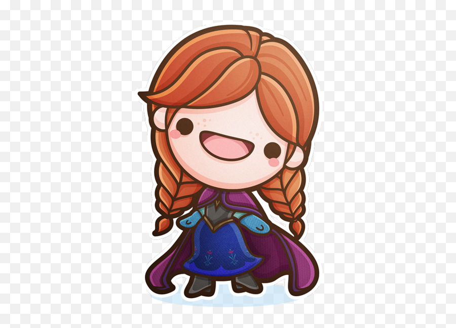 Kawaii Frozen Your Favorite U201cfrozenu201d Characters Are Now 80 - Cartoon Anna And Elsa Png,Frozen Characters Png