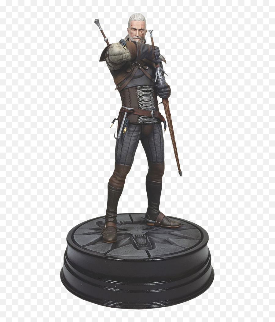 Download Geralt Of Rivia Figure - Witcher Geralt Statue Png,Geralt Png