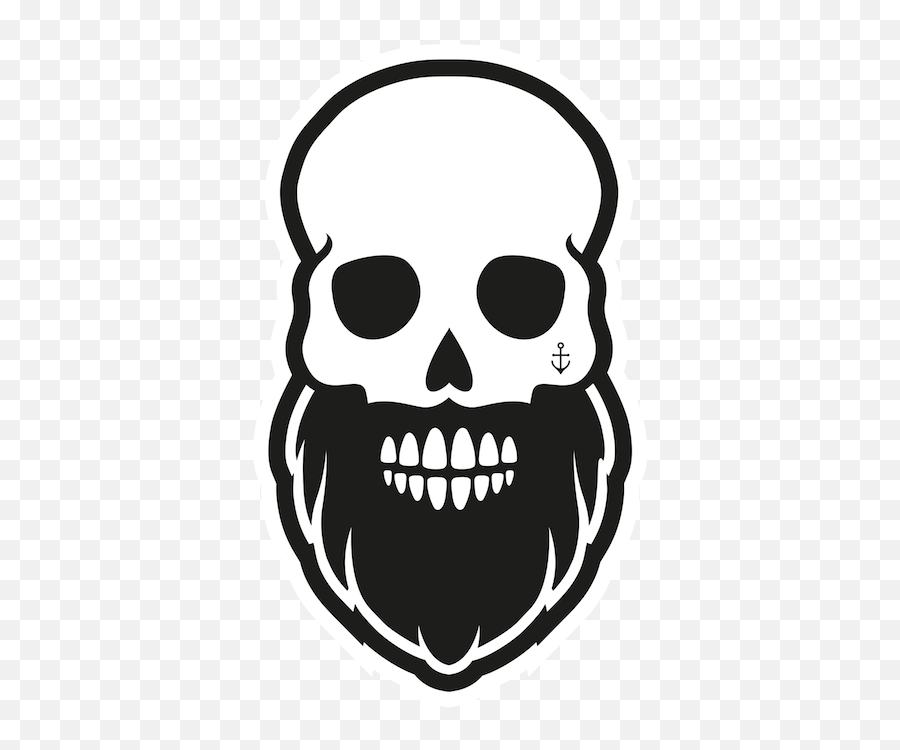 Download Barber Shop Skull Png - Full Size Png Image Pngkit Skull With Beard Png,Barber Shop Pole Png