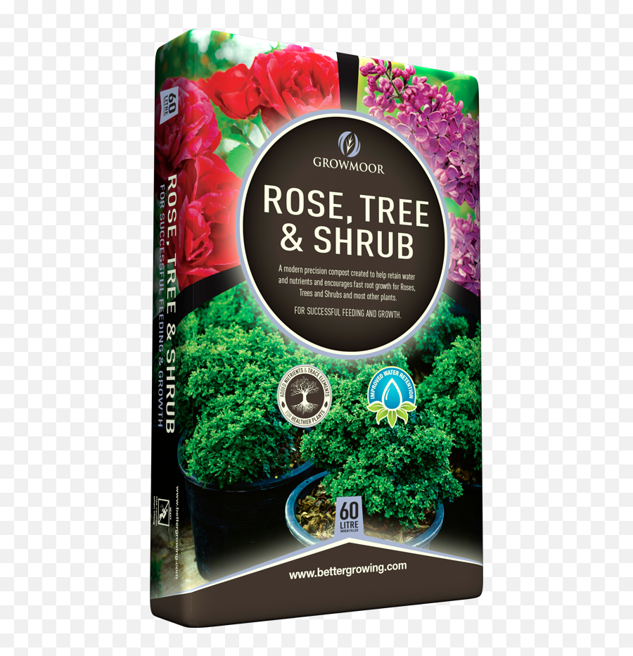 Container And Basket Compost - Growmoor Rose Tree Shrub Png,Shrubs Png