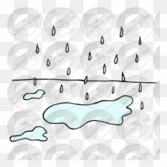 Puddle Picture For Classroom Therapy Use - Great Illustration png