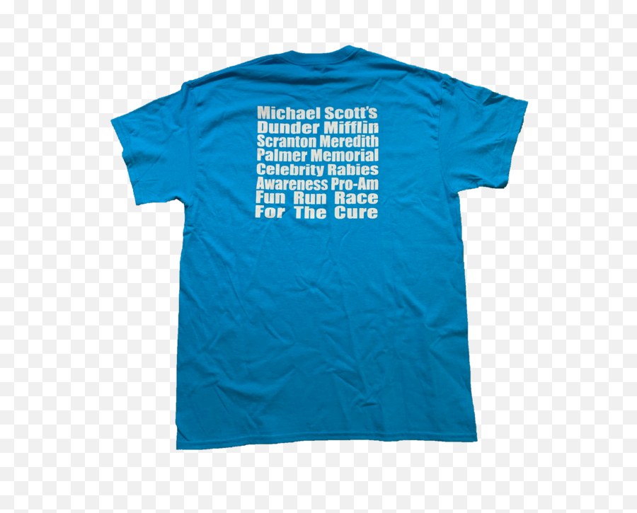 Office Fun Run Michael Scott Rabies - Active Shirt Png,Dunder Mifflin Logo Png