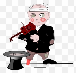 Poor Musician Png Svg Clip Art For Web