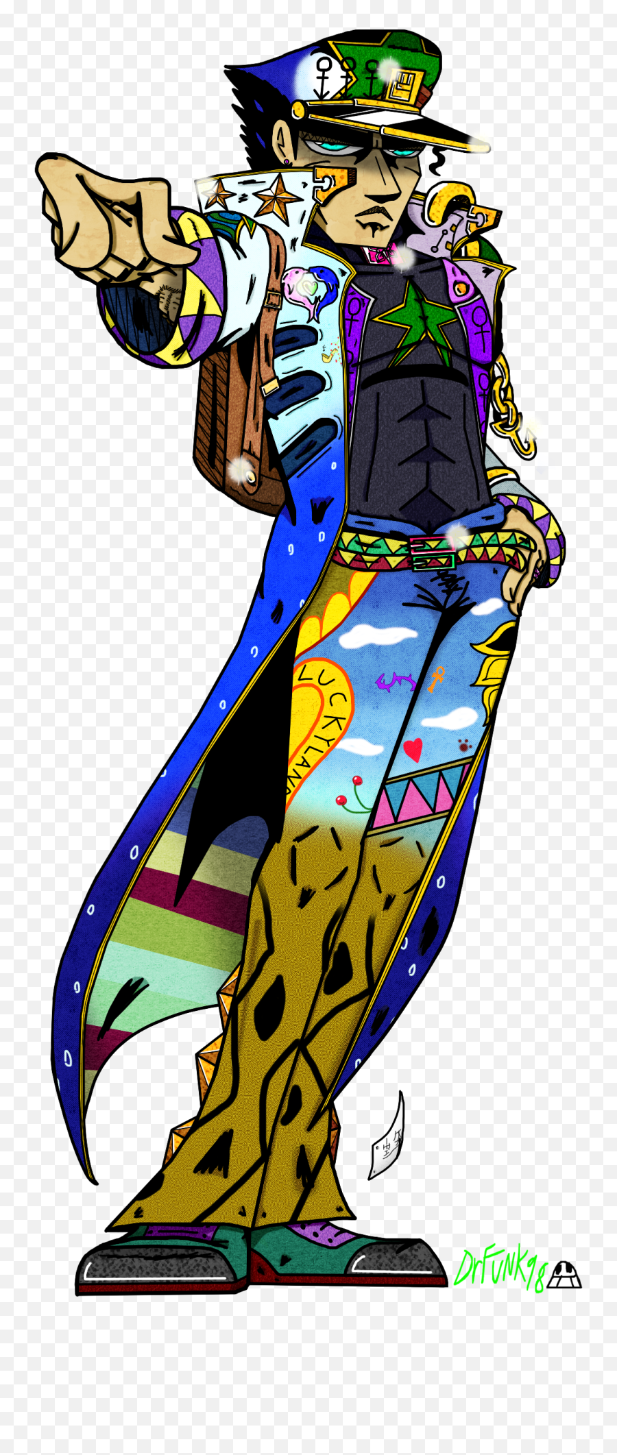 Jotaro Kujo By Drfunk98 Jolyne Stardust Shooters Png Jotaro Png Free Transparent Png Images Pngaaa Com - joylne with jacket roblox