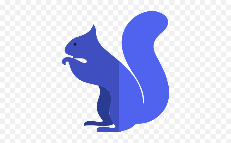 Blue Squirrel Flat - Transparent Png U0026 Svg Vector File Fox Squirrel,Squirrel Png