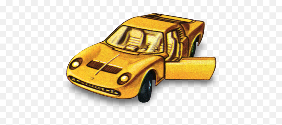 Lamborghini Miura Icon - 1960s Matchbox Cars Icons Lamborghini Ico Png,Lamborghini Png