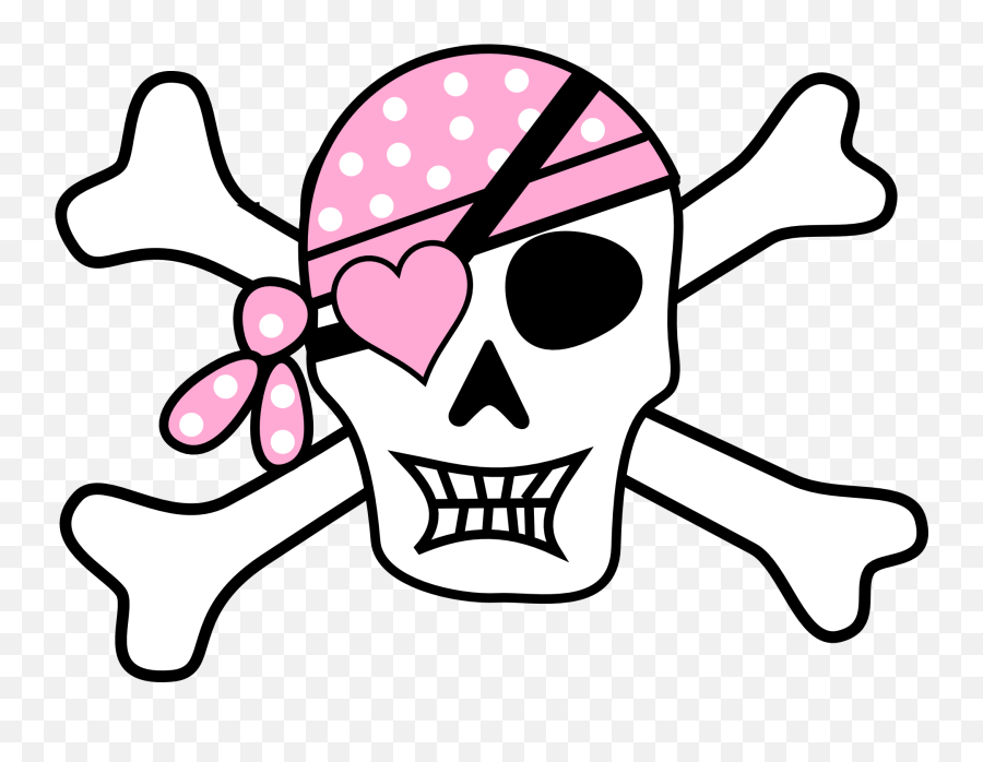 Pirate Skull And Crossbones Drawing Free Image - Pirate Hat Skull Png,Skull And Crossbones Transparent Background