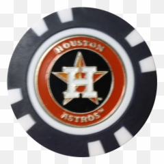 Houston Atros Mlb Magnetic Golf Ball Marker Poker Chip New - Astros png