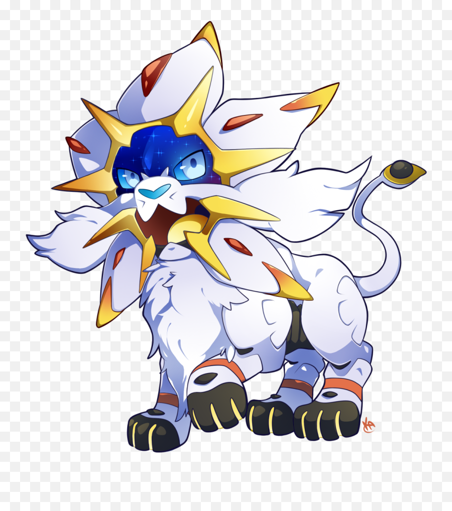 Little Sun Lion U201d - Solgaleo Chibi Full Size Png Download,Solgaleo Png