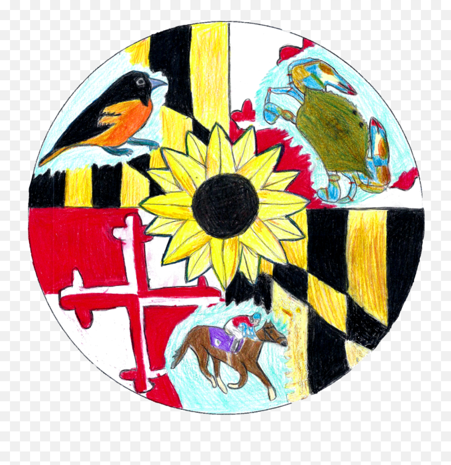 State Election Sticker Art Competition U2014 Fine Arts Office - Voted Sticker Maryland Png,Vote Transparent Background