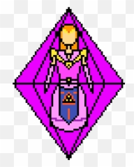 Zelda Trapped In A Crystal - Pink Crystal Zelda Clipart Vertical Png,Zelda Heart Png