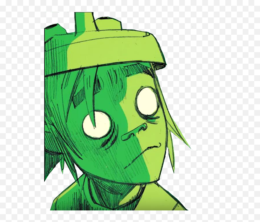 Transparent Gorillaz - 2d Gorillaz Transparent Background Png,Gorillaz Transparent