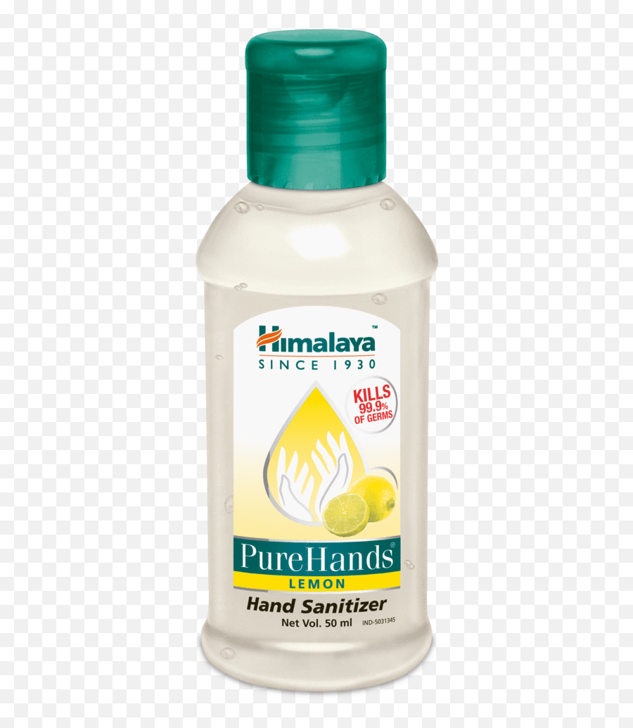 Hand Sanitizer Lemon - Himalaya Purehands Lemon Sanitizer 50ml Png,Hand Sanitizer Png