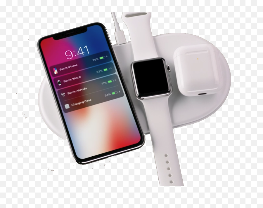 Battery Charger Gadget Iphone Airpower - Charger Iphone Apple Watch Png,Iphone Battery Png