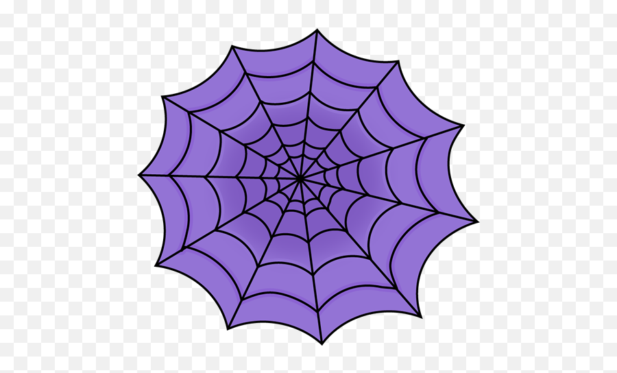 Purple Spider Web Clip Art - Spider Web Picture For Kids Png,Spider Web Transparent