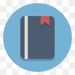 Booklet Bookmark Icon - Circle Icons png