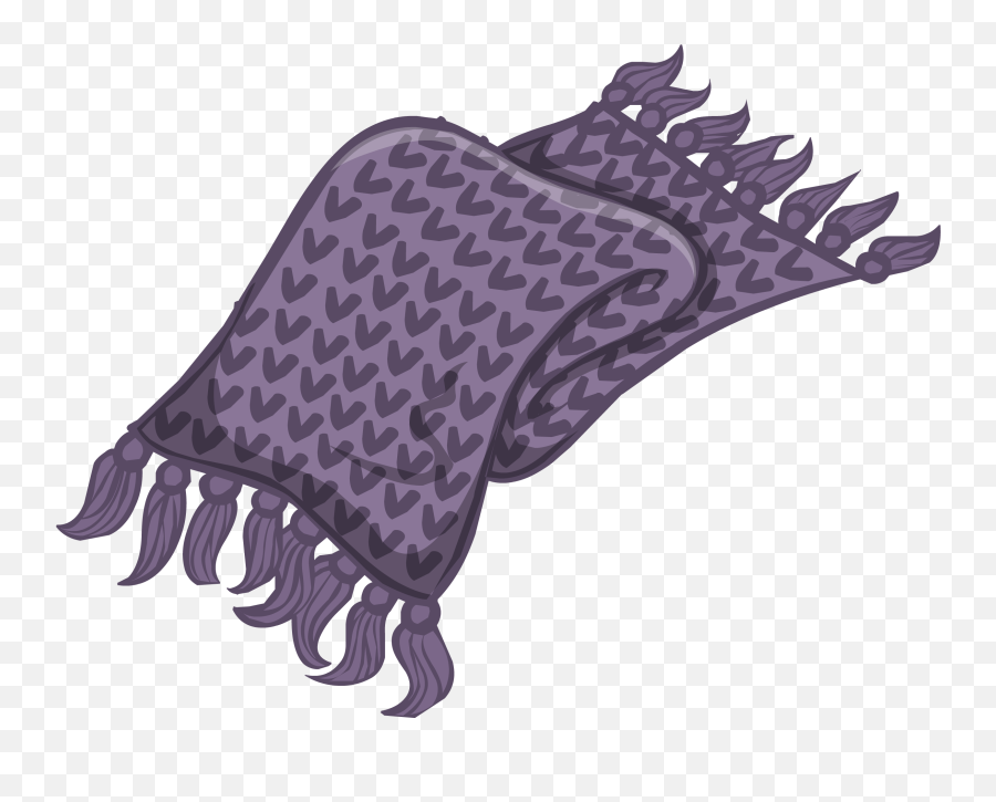 Lavender Knit Scarf Club Penguin Online Wiki Fandom - Scarf Clipart Png,Lavender Icon