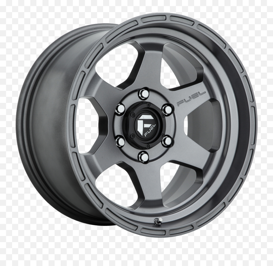 17x9 Fuel Off - Road Shok Matte Gunmetal D665 Fuel Shok Wheels Png,Icon Wheels Tacoma