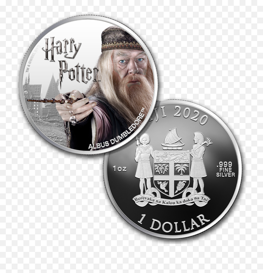 Details About 2020 Fiji 1 Oz Prf Ag Harry Potter Characters Albus Dumbledore - Sku198800 Png,Dumbledore Png