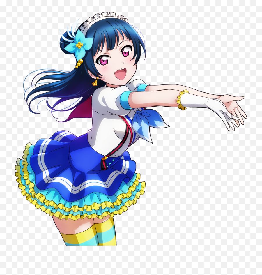 Sr Tsushima Yoshiko Heh Wait For Me Lili - Aozora Jumping Heart Yoshiko Png,Yoshiko Tsushima Icon