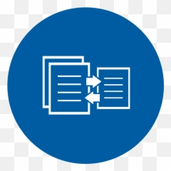 Nexzen Technologies - Blue Round Icon Paper png