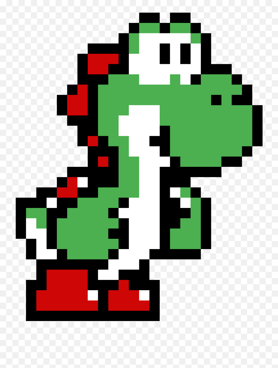 Mario Yoshi Green Go Touch World Line - Yoshi Mario Pixel Art Png,Yoshi Png