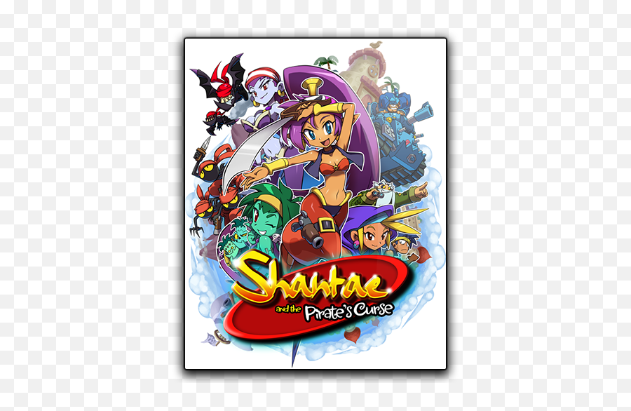 Cartoonillustrationfictional Charactersmileclip Art - Shantae And The Curse Ost Png,Icon Of The Cursed