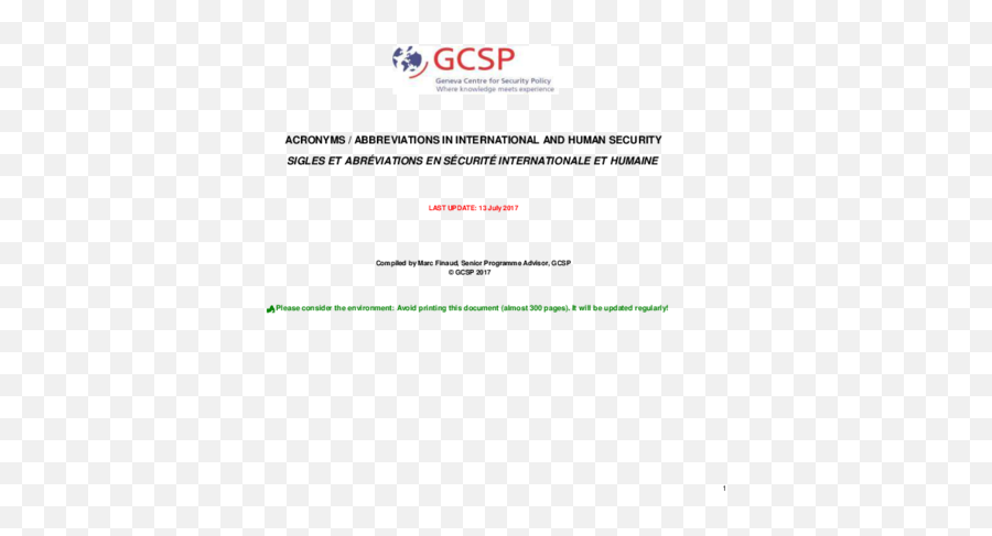 Pdf Acronyms Abbreviations In International And Human - Dot Png,Icon Alliance Ssr Fsb Fin Kit