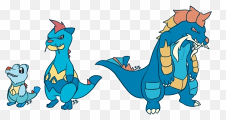 Wottdiledewnewgatorott Pbfp U2013 Ptgigi - Cartoon Png,Totodile Png