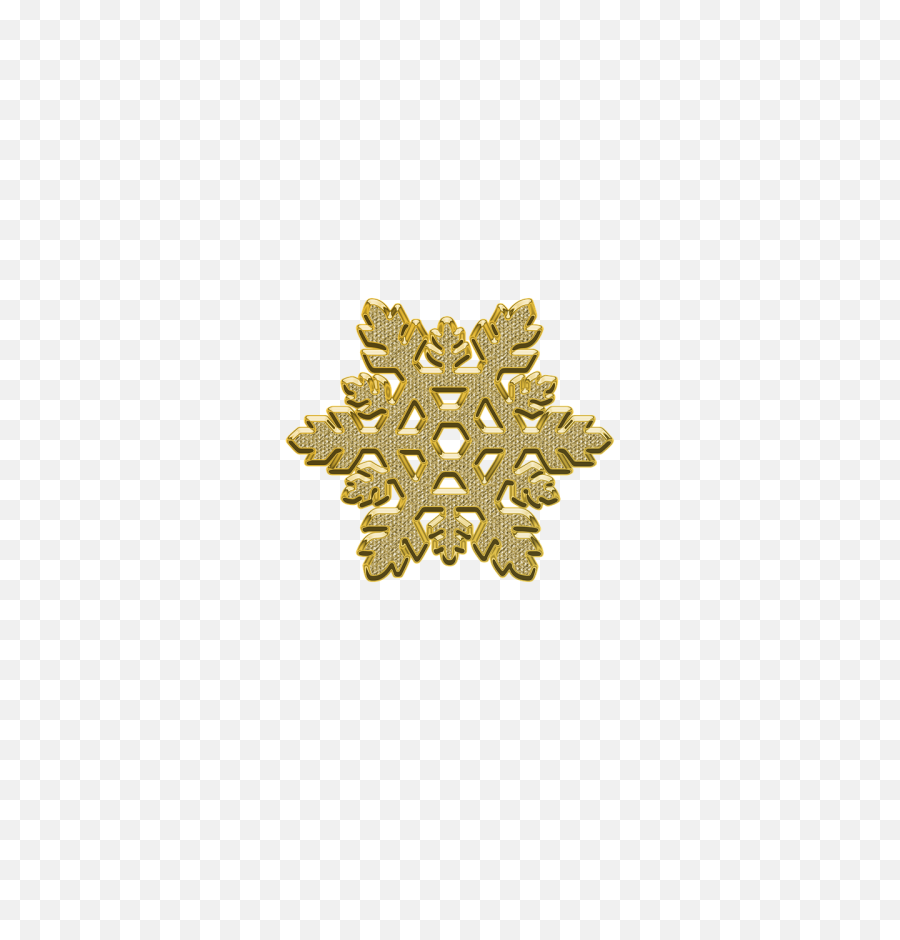 Download Hd Gold Snowflake Png Transparent Background - Portable Network Graphics,Snowflakes Transparent Background