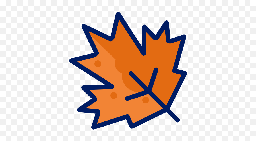 Fall Leaf Orange Season Free Icon - Iconiconscom Autumn Png,Canadian Maple Leaf Icon
