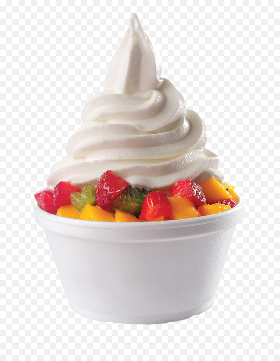 Strawberry Yogurt Png Clipart - Frozen Yogurt With Fruits,Yogurt Png