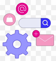 Racket Agency - Sproket Blue Clip Art Png,Implementation Icon