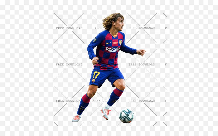 Antoine Griezmann Er Png Image With - Antoine Griezmann Png Barcelona,Soccer Ball Transparent Background