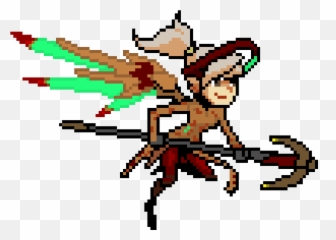 Fortune Mercy Custom Pixel Spray Art Maker - Overwatch Mercy Pixel Spray Png,Mercy Png
