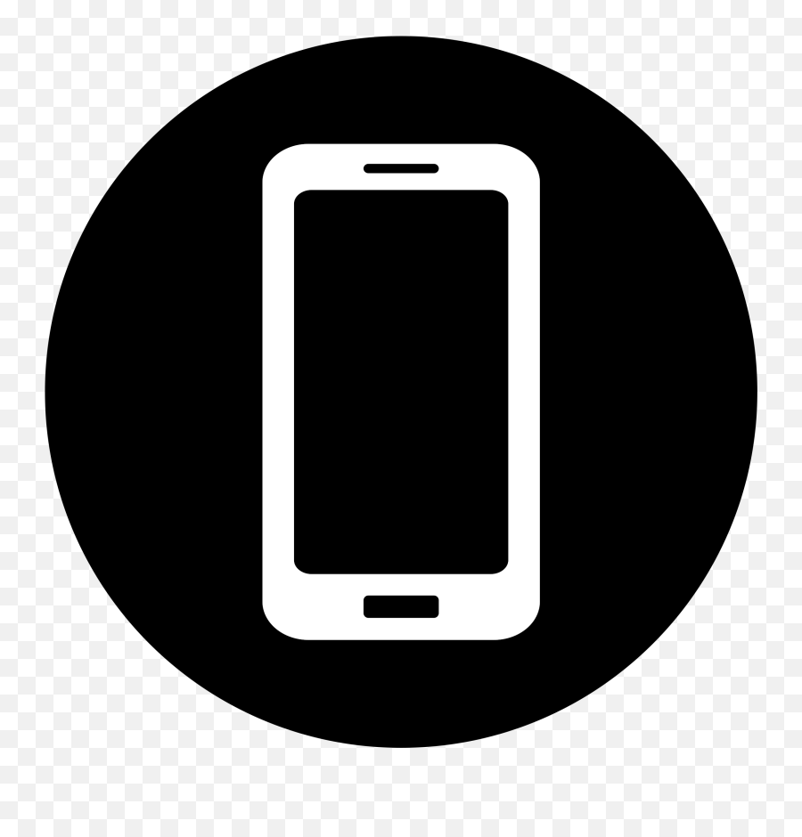 Cellphone Clipart Icon - Black Mobile Phone Icon Png,Cell Phone Clipart Png