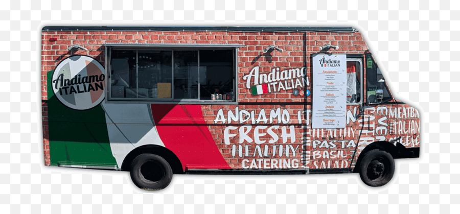 About Us - Andiamo Italian Catering And Foodtruck Commercial Vehicle Png,Food Truck Png