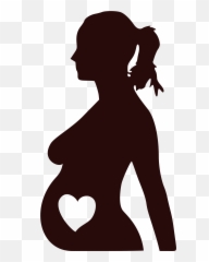 Pregnancy Test Mother Computer Icons - Silhouette Pregnant Woman png