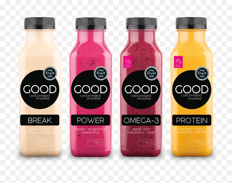 Good Smoothies By The Fruit Lab - Plastic Bottle Png,Smoothies Png