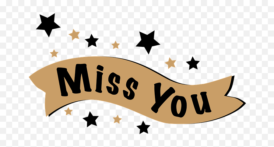 Lettering Miss You - Miss You Banner Png,You Png