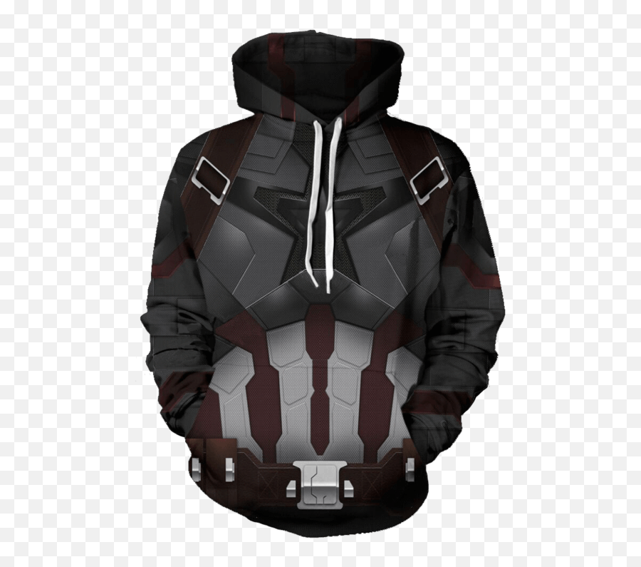 Captain America 3d Print Hoodie - Hoodie Png,Captain America Infinity War Png