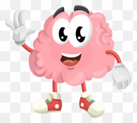 Smart Brain Clipart Station - Happy Brain png