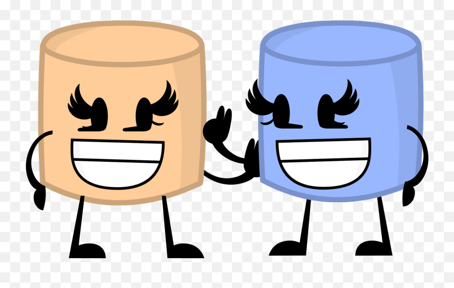Download Hd Blue Marshmallow And Chocolate - Bfdi Blue Marshmallow Png,Marshmallow Png
