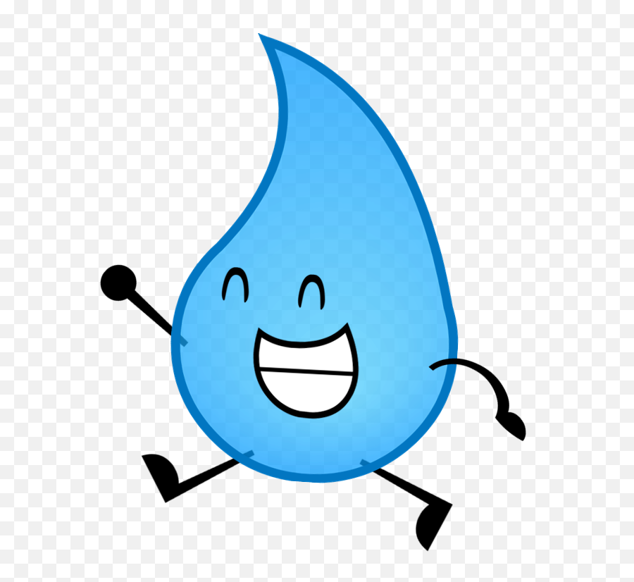 Pose - Transparent Water Drop Character Png,Teardrop Png