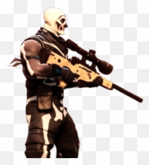 Download Skull Trooper Png - With Sniper