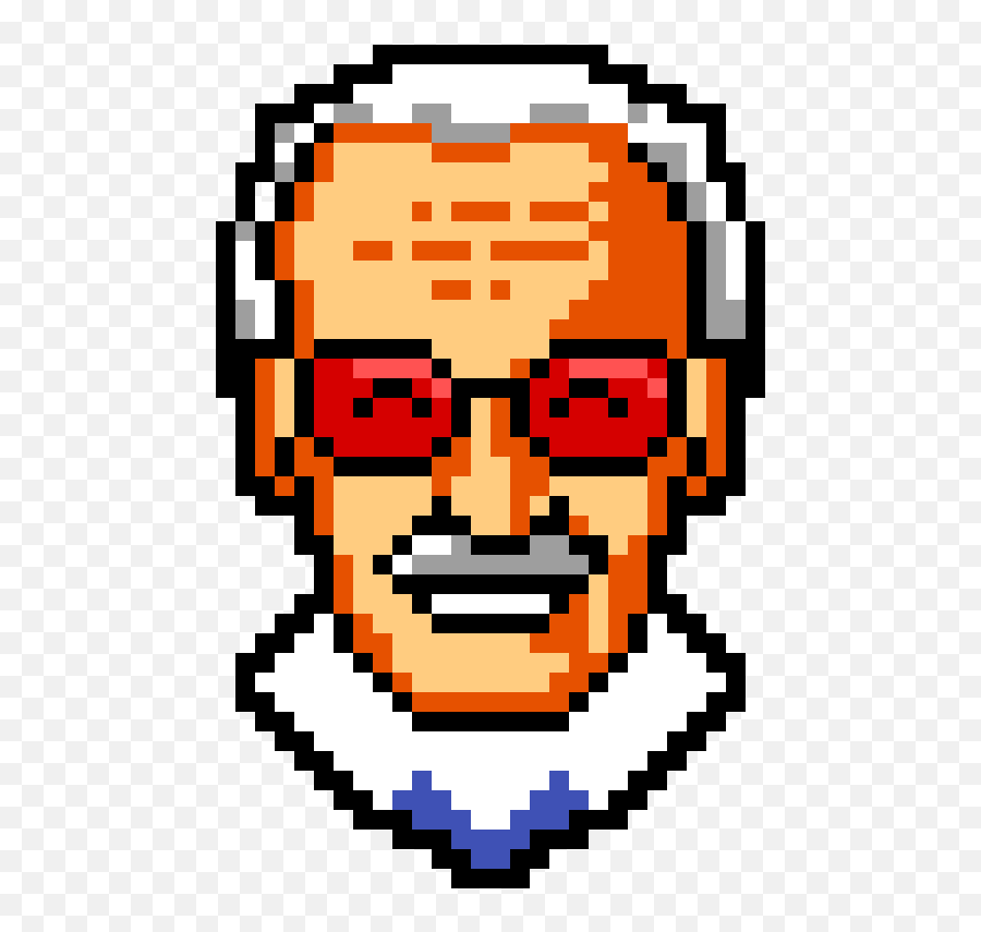 Download Stan Lee - Png Stan Lee Pixel Art,Stan Lee Png